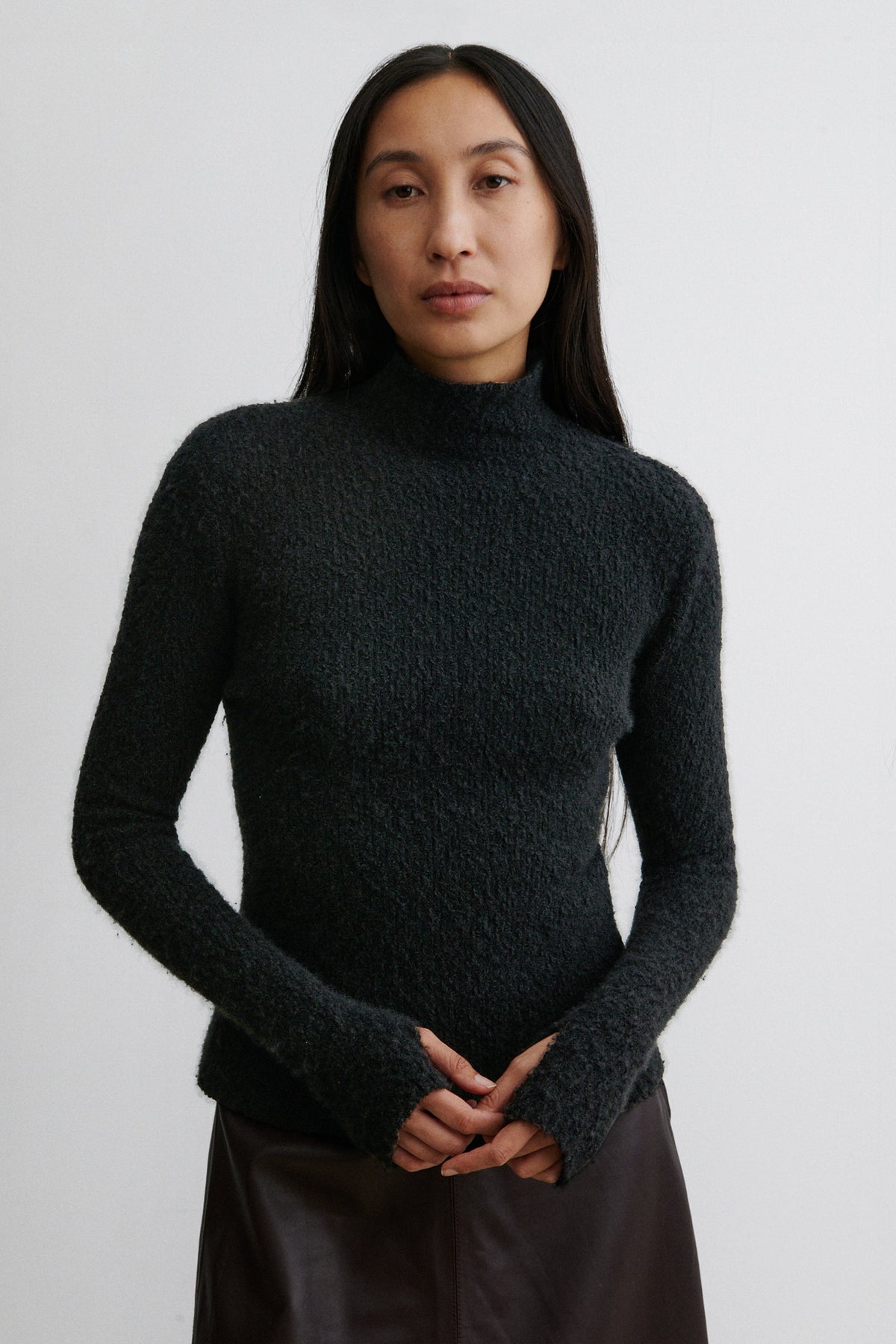 Breccia Turtleneck Black - Rachel Comey