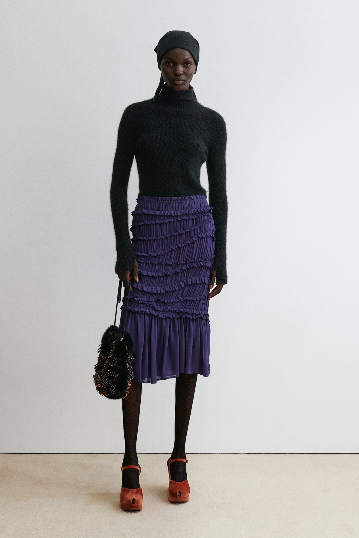 Breccia Turtleneck Black - Rachel Comey