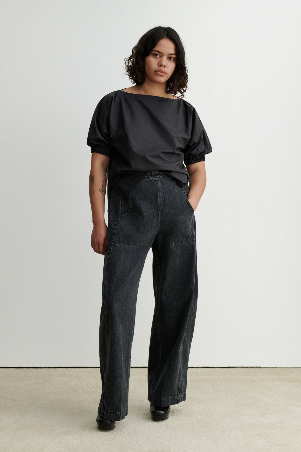Ballaton Top Black - Rachel Comey