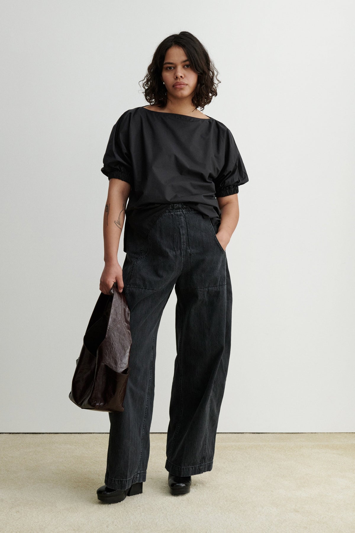 Ballaton Top Black - Rachel Comey