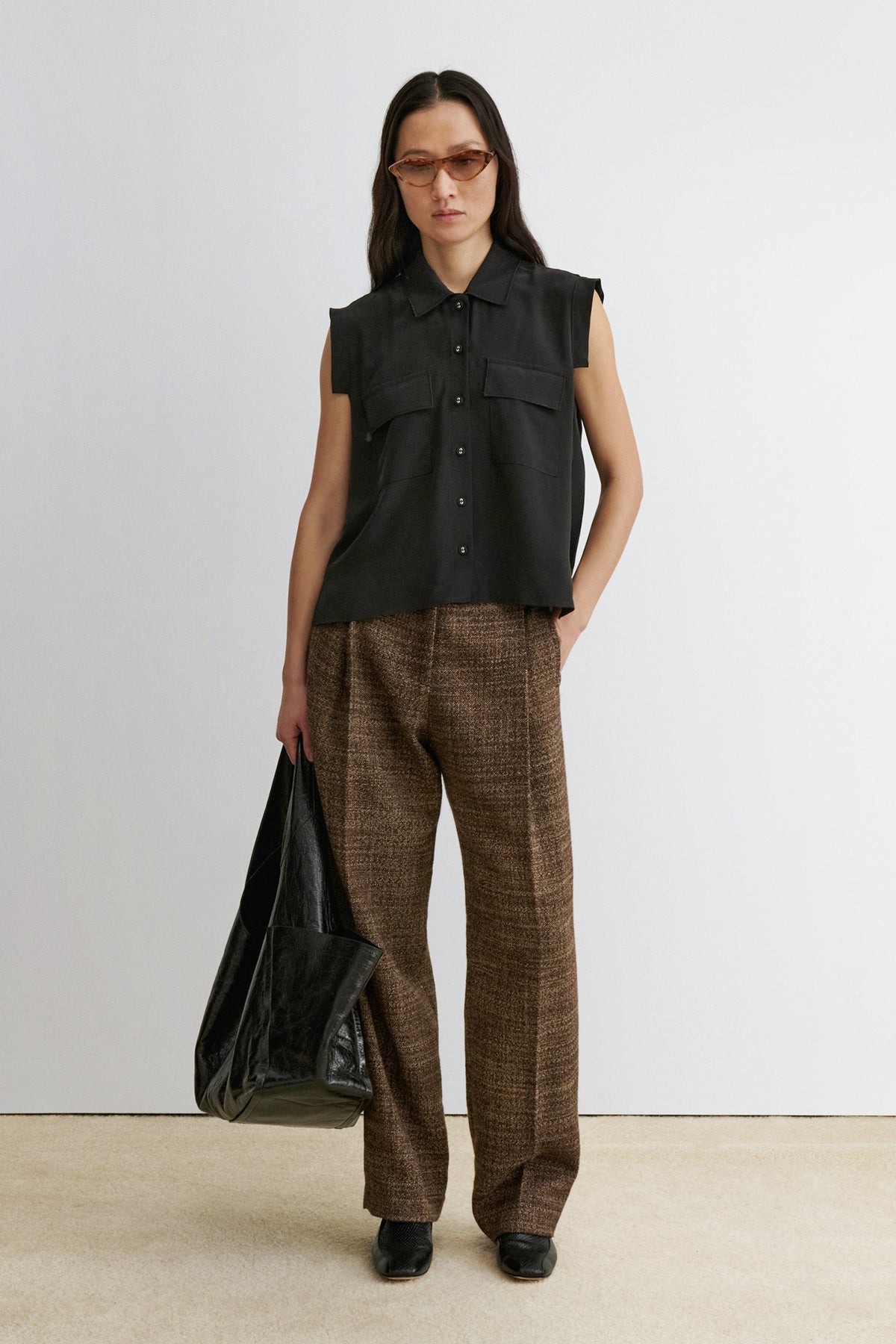 Brewster Top Black - Rachel Comey