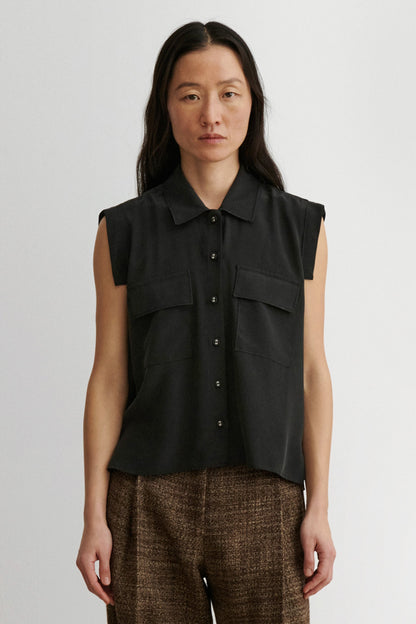 Brewster Top Black - Rachel Comey