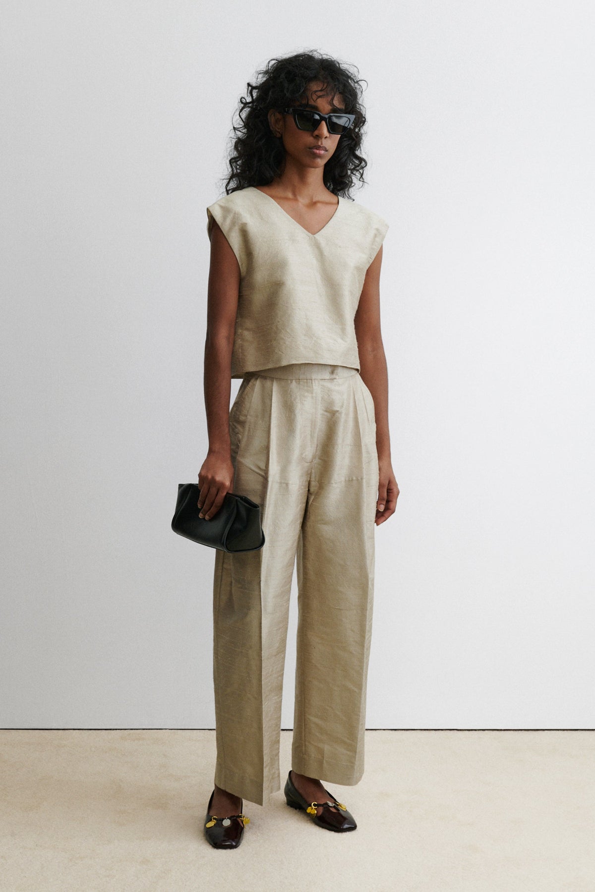 Quigley Top Steel Grey - Rachel Comey