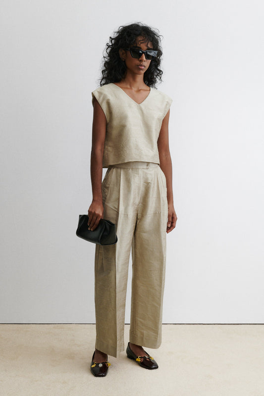 Quigley Top Steel Grey - Rachel Comey