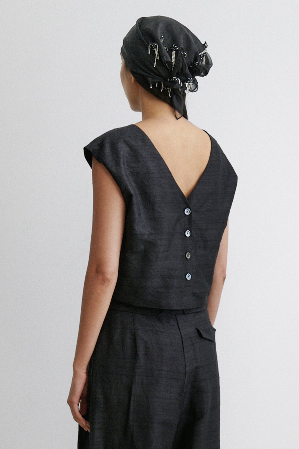 Quigley Top Steel Grey - Rachel Comey