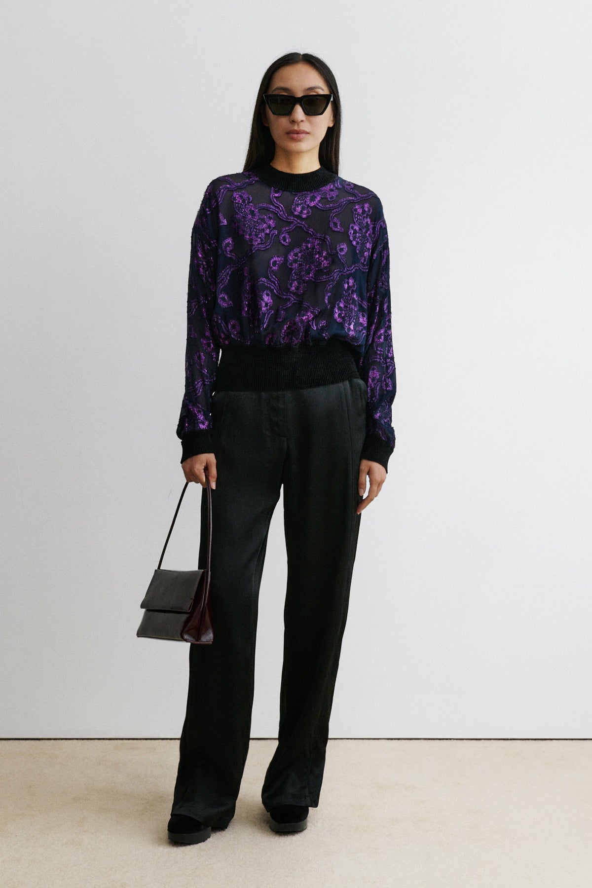 Notte Top Midnight Purple - Rachel Comey