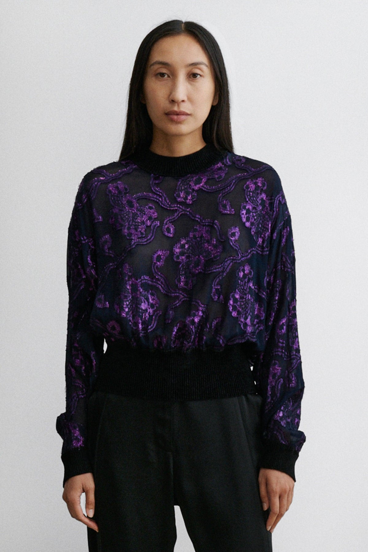 Notte Top Midnight Purple - Rachel Comey