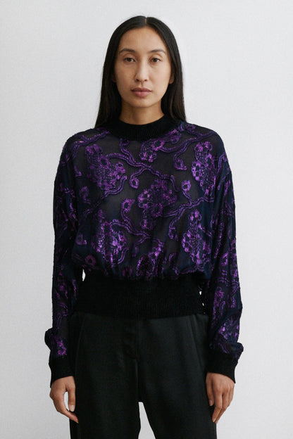 Notte Top Midnight Purple - Rachel Comey