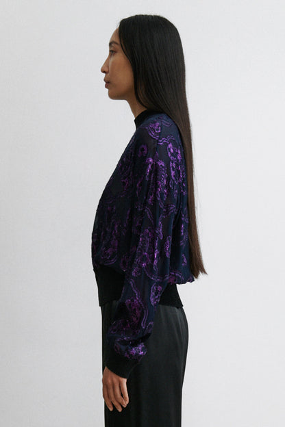 Notte Top Midnight Purple - Rachel Comey