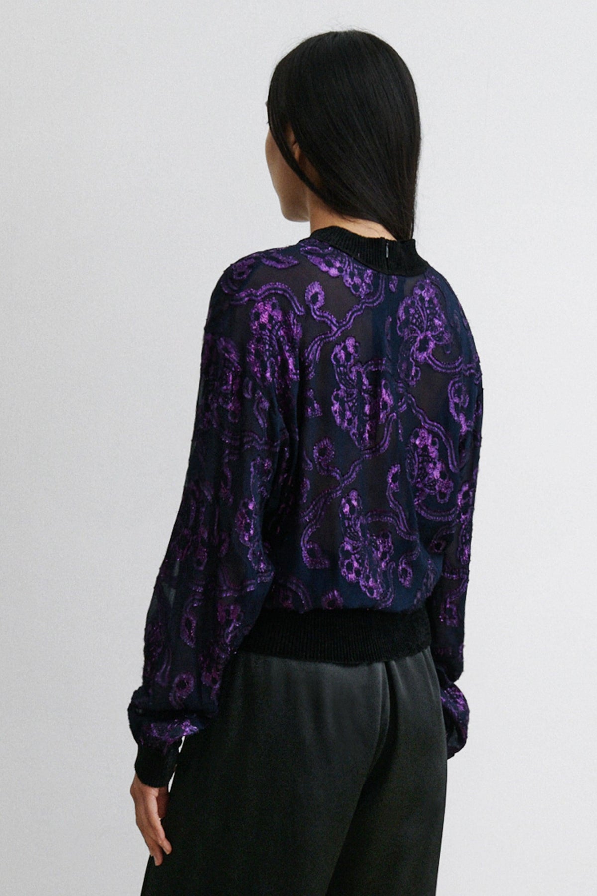 Notte Top Midnight Purple - Rachel Comey