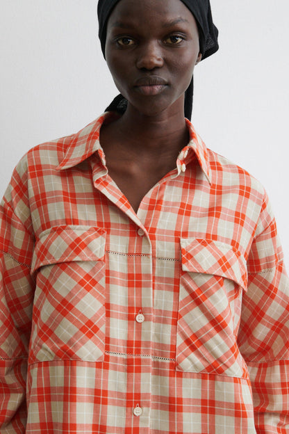 Jimi Shirt Red - Rachel Comey