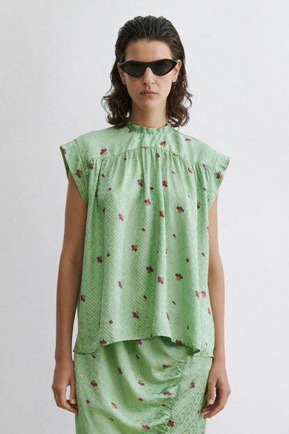 Mozby Top Celedon - Rachel Comey