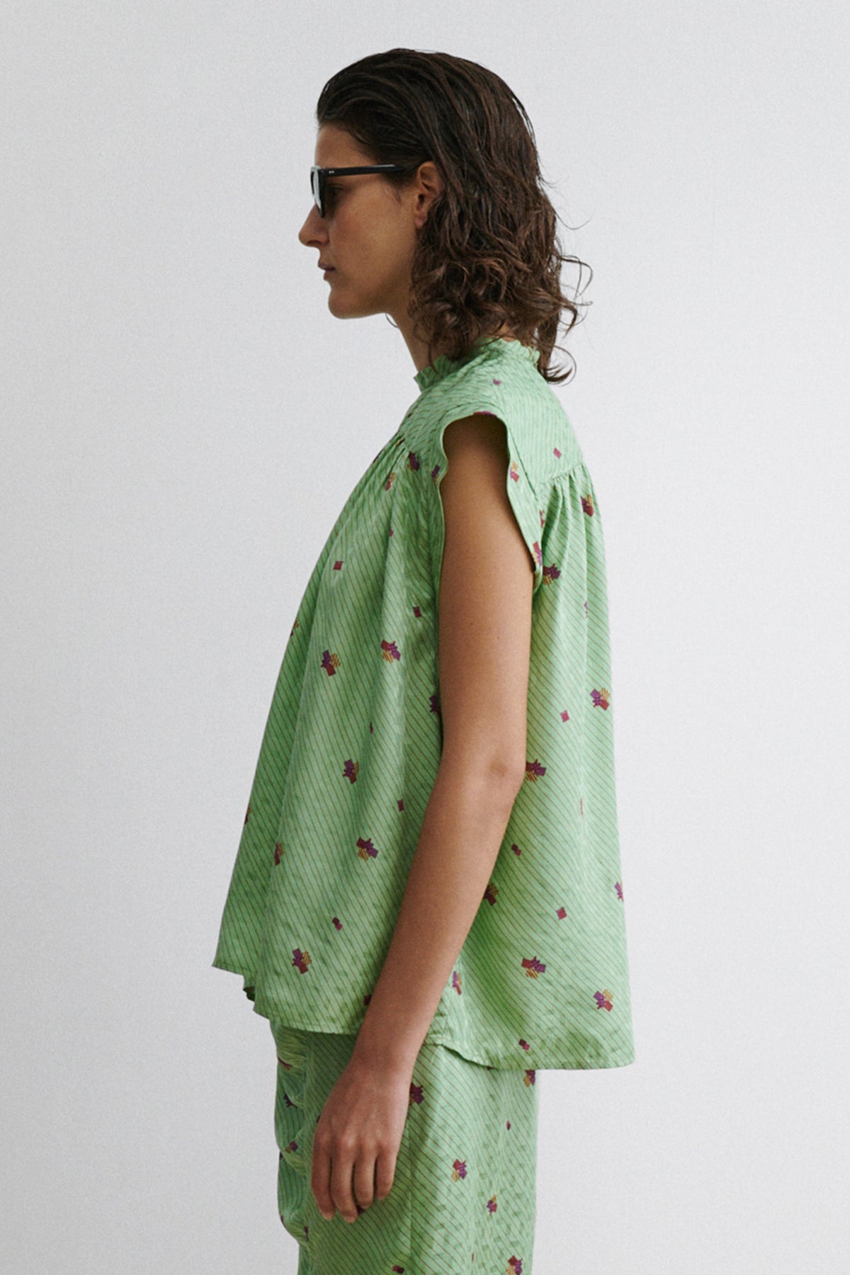 Mozby Top Celedon - Rachel Comey