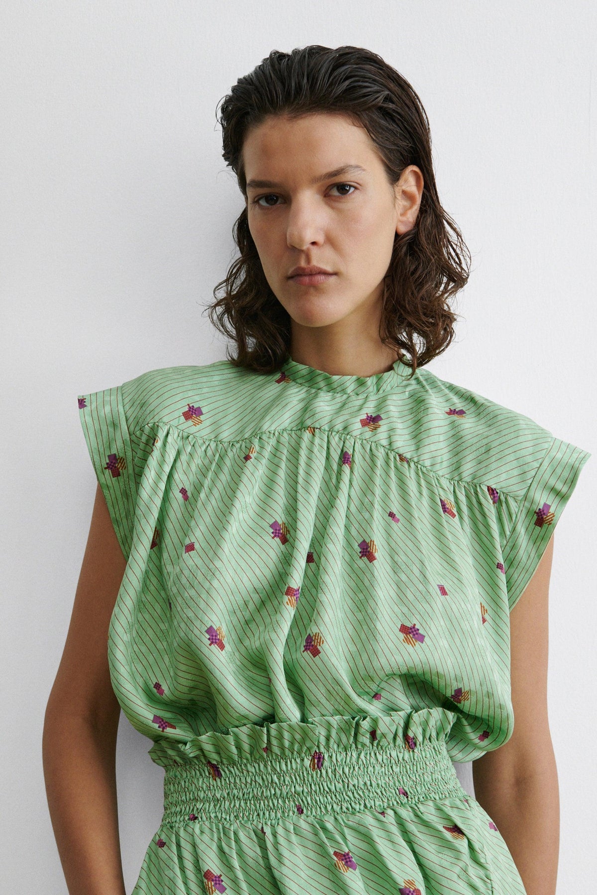 Mozby Top Celedon - Rachel Comey
