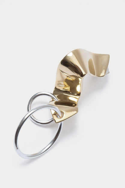 Quarry Elbe Loop Earring Pair Brass - Rachel Comey