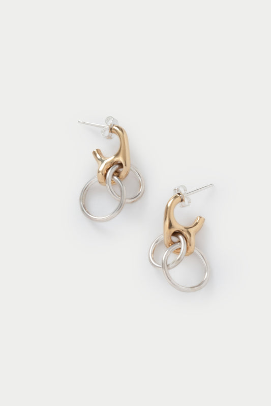 Quarry Isak Earring Pair Brass - Rachel Comey
