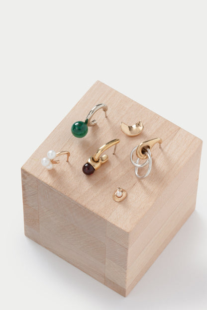 Quarry Isak Earring Pair Brass - Rachel Comey
