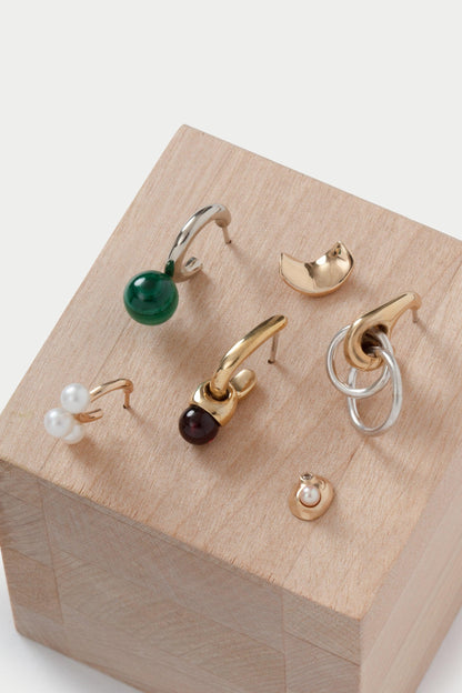 Quarry Isak Earring Pair Brass - Rachel Comey