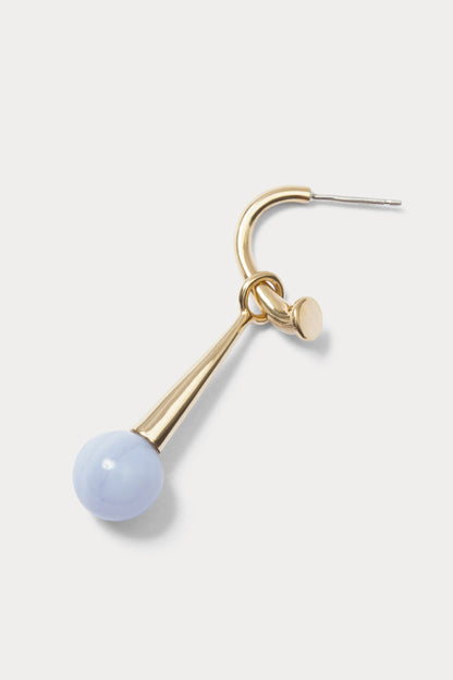 Quarry Penjar Earring Brass\/Blue - Rachel Comey