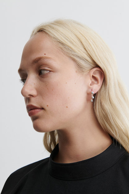 Quarry Syan Hoop Earring Sterling Silver - Rachel Comey