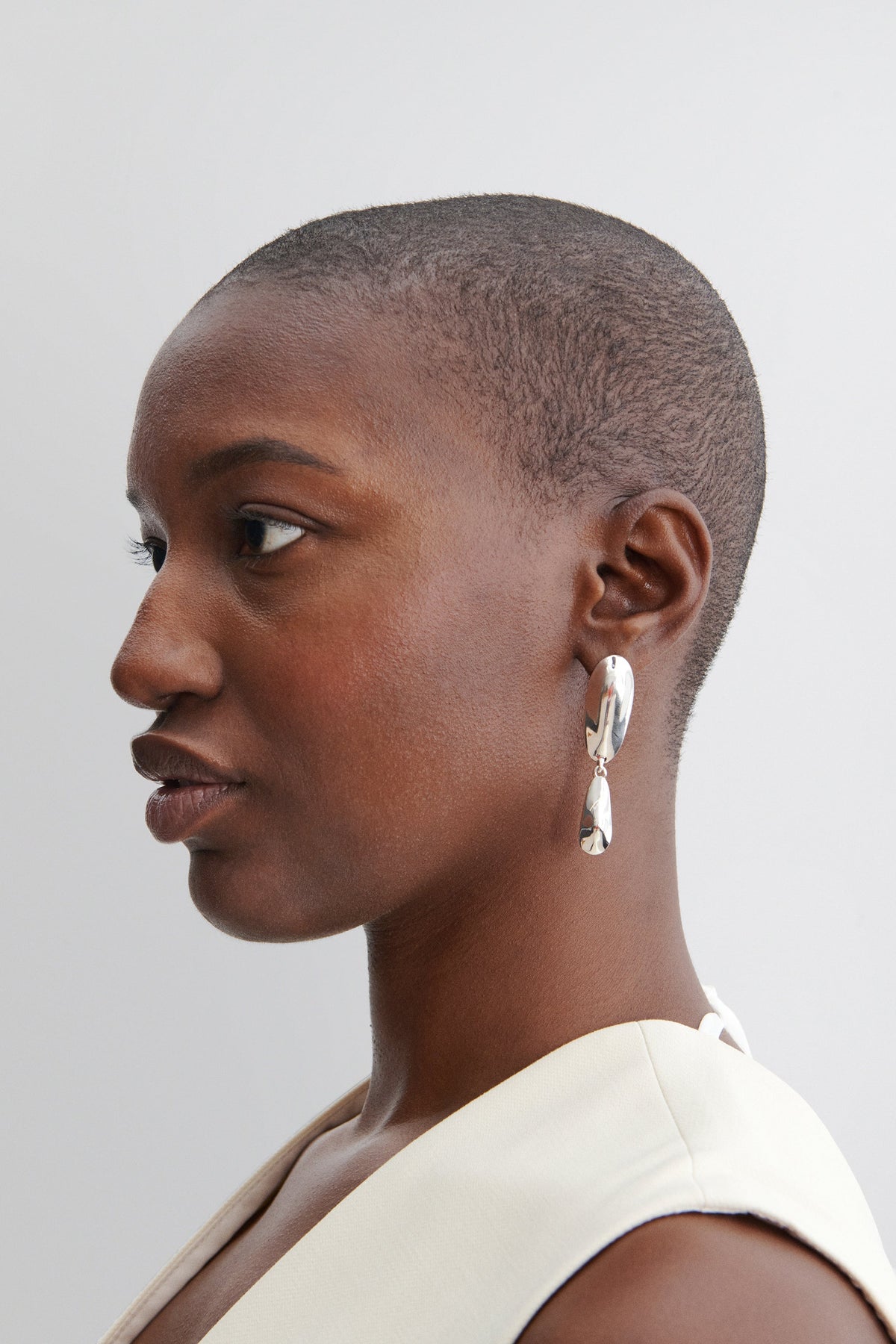 Quarry Duras B Earring Pair Silver - Rachel Comey