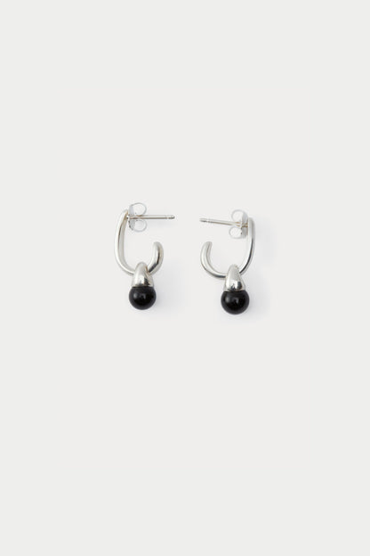 Quarry Roda Stone Earring Pair Black - Rachel Comey