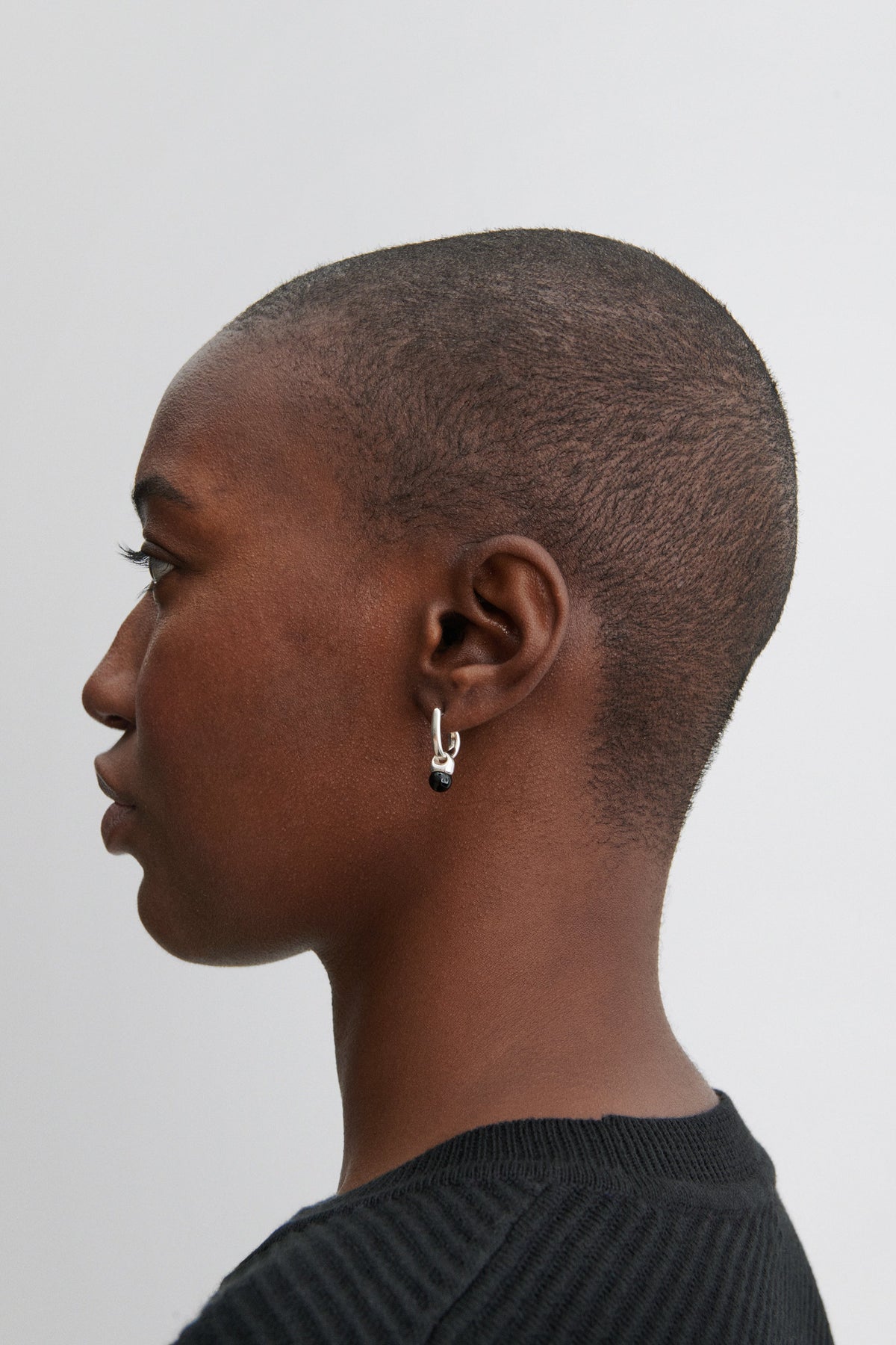 Quarry Roda Stone Earring Pair Black - Rachel Comey