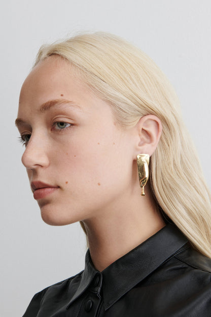 Quarry Martina Earring Pair Brass - Rachel Comey