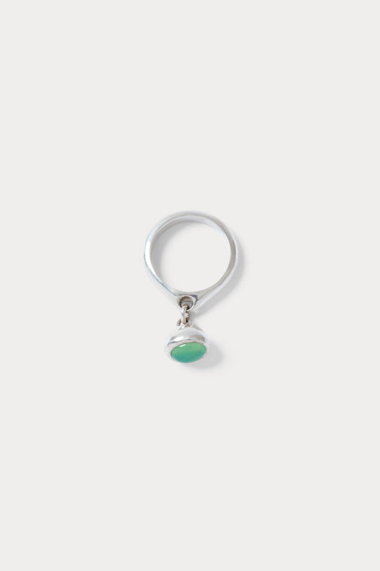 Quarry Fret Ring-C Silver\/Chyrosprase - Rachel Comey