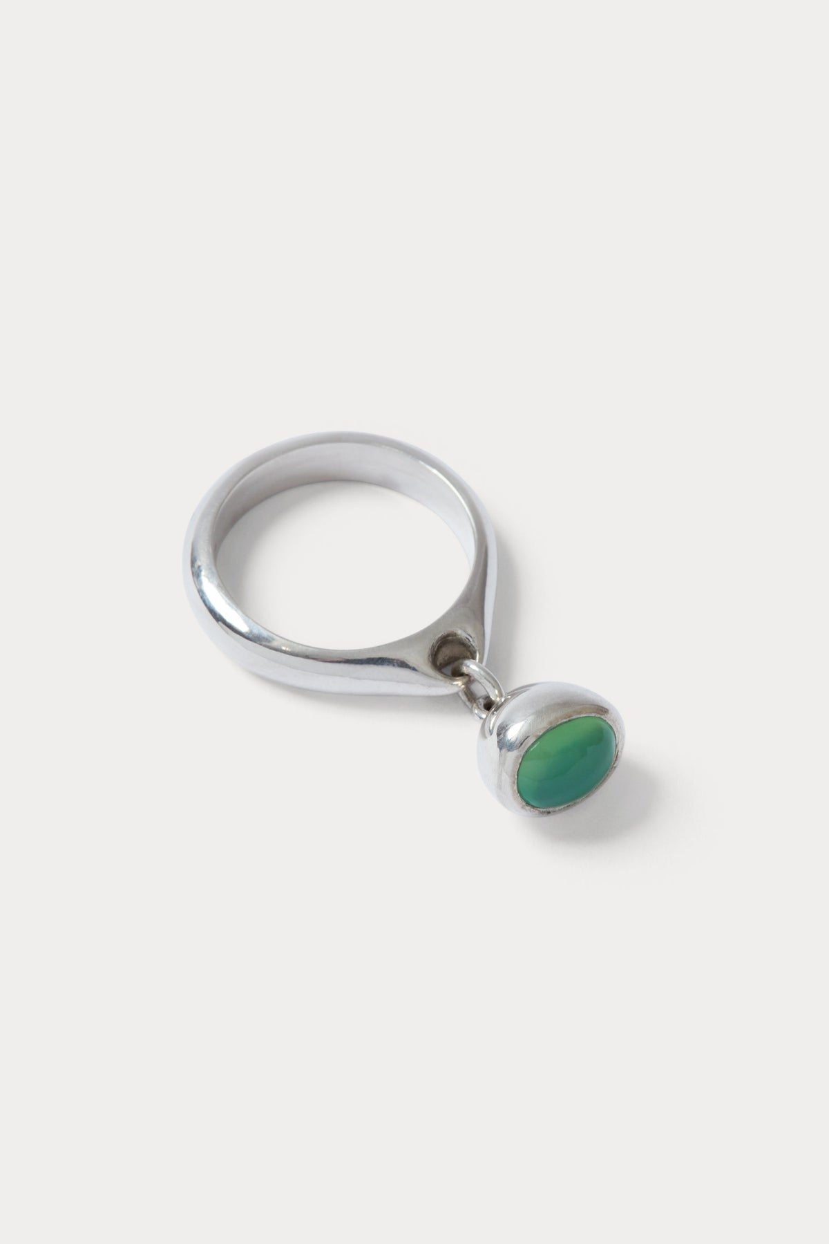 Quarry Fret Ring-C Silver\/Chyrosprase - Rachel Comey
