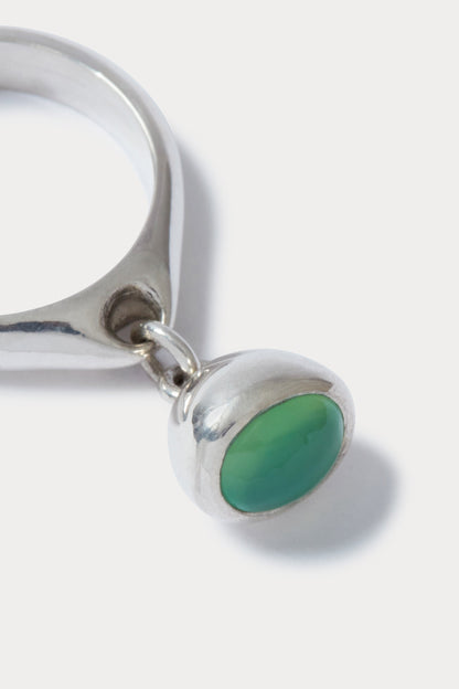Quarry Fret Ring-C Silver\/Chyrosprase - Rachel Comey