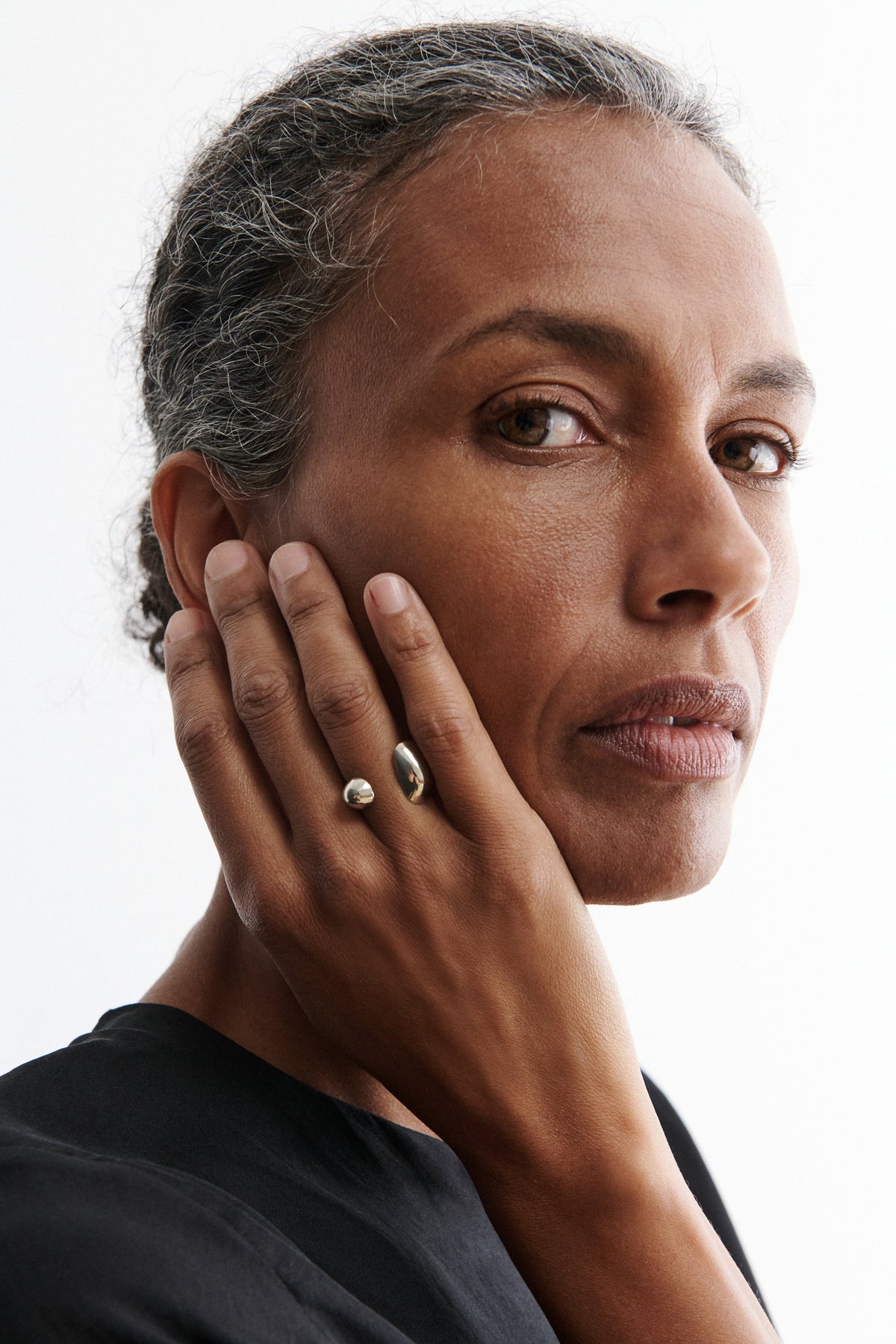 Quarry Adron Ring White Bronze - Rachel Comey