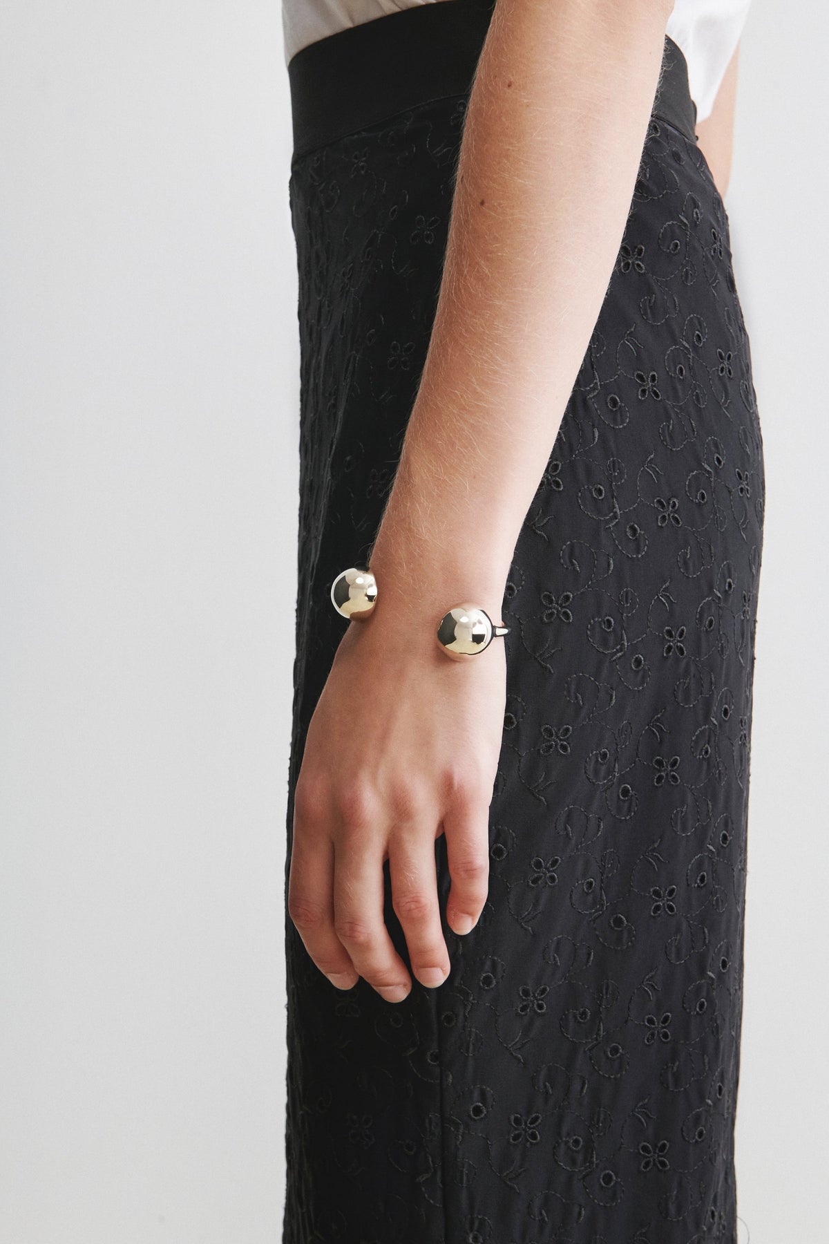 Quarry Double Opis Cuff Silver - Rachel Comey