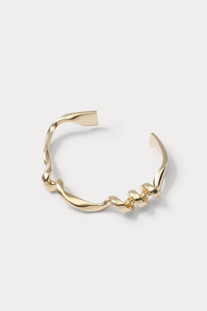 Quarry Whorl Cuff Brass - Rachel Comey