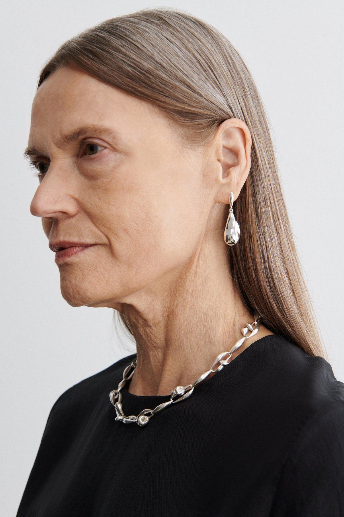 Quarry Kean Bump Necklace Silver - Rachel Comey